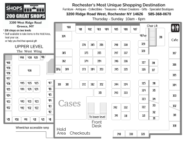 Shops Upper Floor map